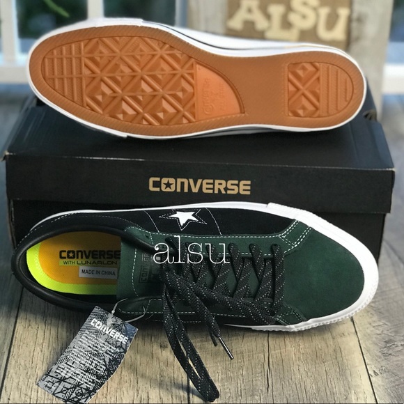 Converse Star Pro Suede OX Deep Emerald   Black M - Picture 4 of 6